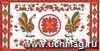 Открытка-конверт для денег "Пермогорская роспись": УФ-лак (Код цены Б)