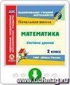 Математика. 2 класс: система уроков по УМК "Школа России". Онлайн-книга